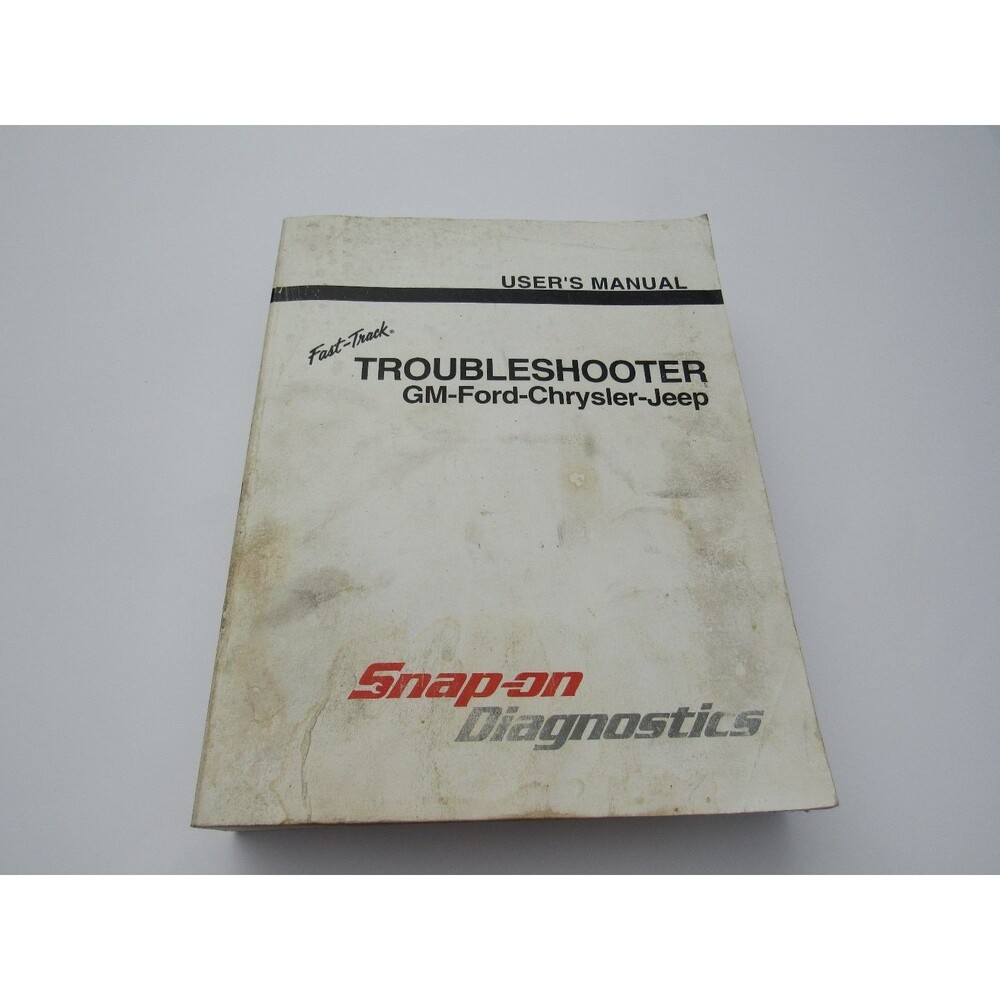 Fast-Track Troubleshooter GM Ford Chrysler Jeep 1999 9th Ed Snap-on Manual
